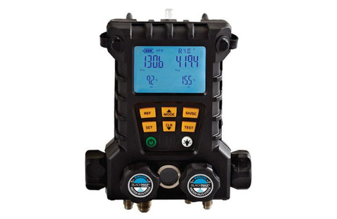 CPS MD100WHE | BlackMAX® 4-Valve Wireless Digital Manifold with 2 Clamp Probes & 5' Hoses