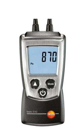 Testo 510 Manometer with Differential Pressure 0563-0510