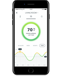 Airthings Wave Smart Radon Detector Display on Free App